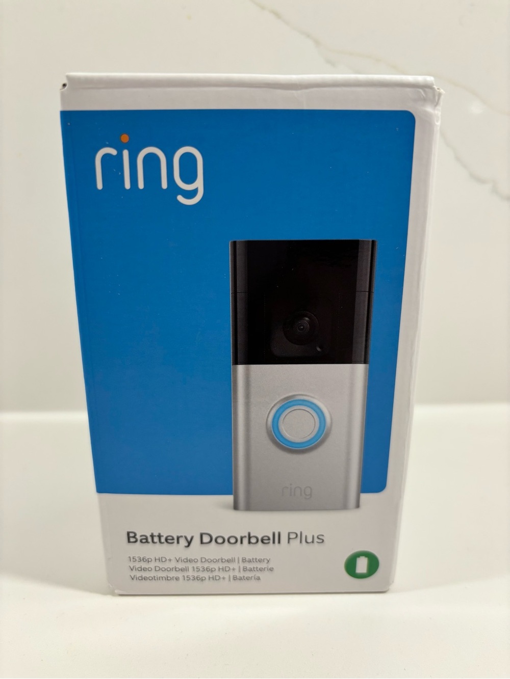 Ring Battery Doorbell Plus 1536p HD+ Video *NEW* SEALED